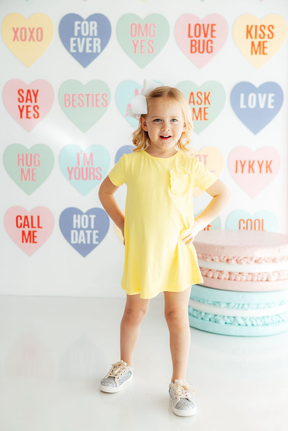 Yellow T-Shirt Dress by Mila & Rose ®