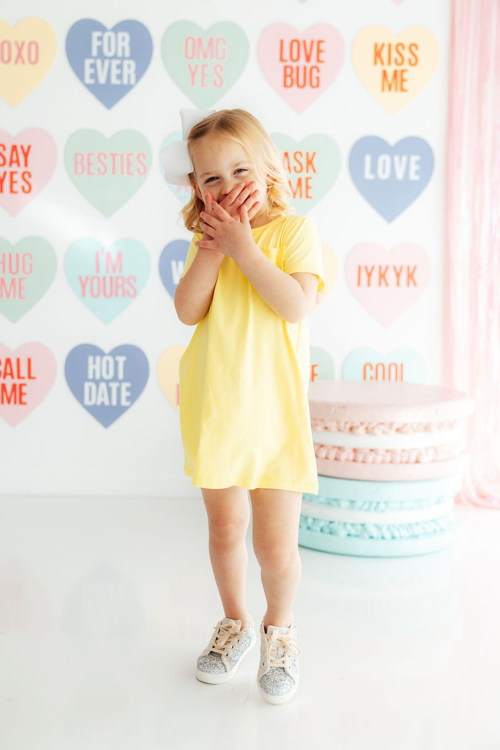Yellow T-Shirt Dress by Mila & Rose ®