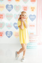 Yellow T-Shirt Dress by Mila & Rose ®