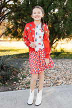 Nebraska Plaid Herbie Husker Twirl Skort by Mila & Rose ®