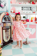 Melt My Heart 3/4 Sleeve Ruffle Twirl Dress by Mila & Rose ®