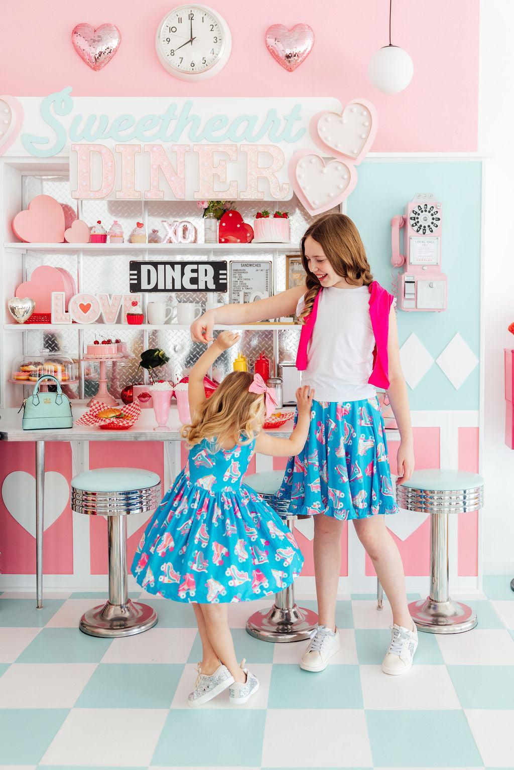 Let the Good Times Roll Ruffle Twirl Skort by Mila & Rose ®