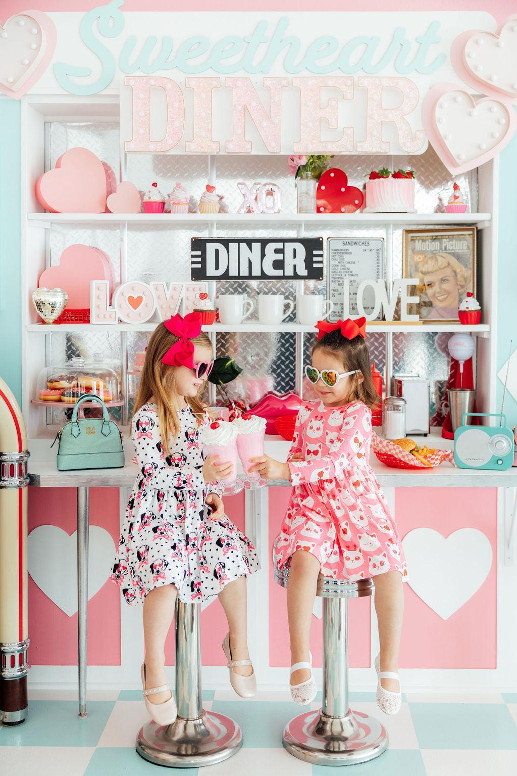 Love You Spots L/S Pocket Twirl Dress by Mila & Rose ®