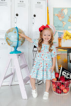 Honor Roll Smocked Ruffle Dress by Mila & Rose ®