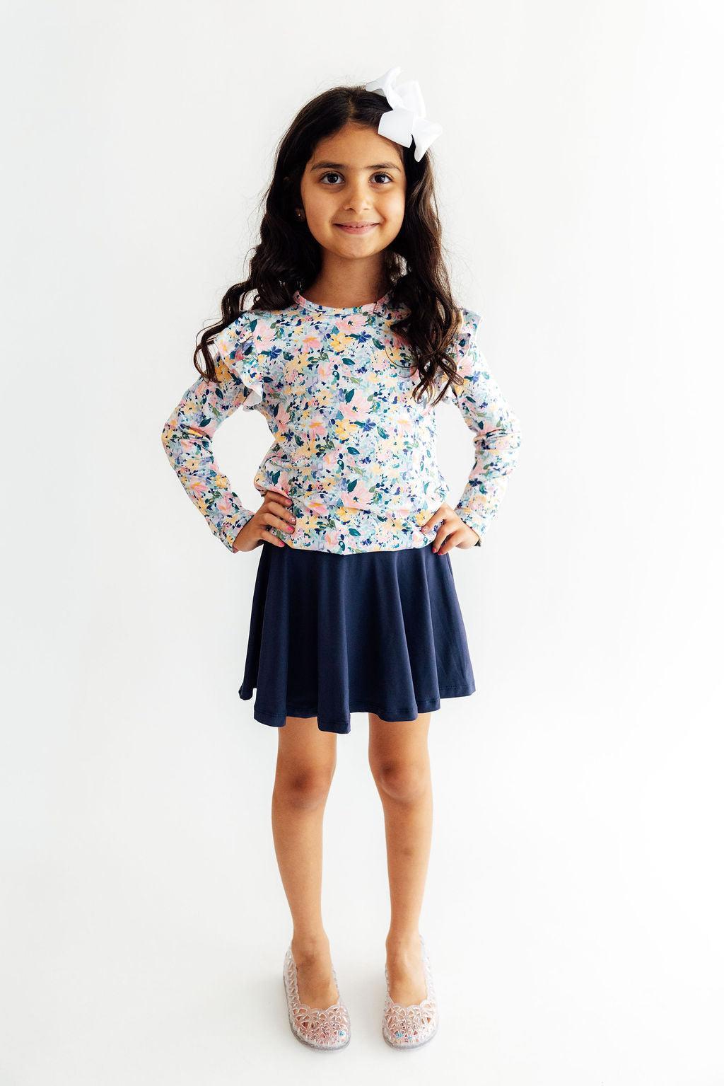 Navy Twirl Skort by Mila & Rose ®