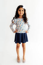 Navy Twirl Skort by Mila & Rose ®