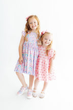 Rainbow Dreams Flutter Sleeve Twirl Dress by Mila & Rose ®