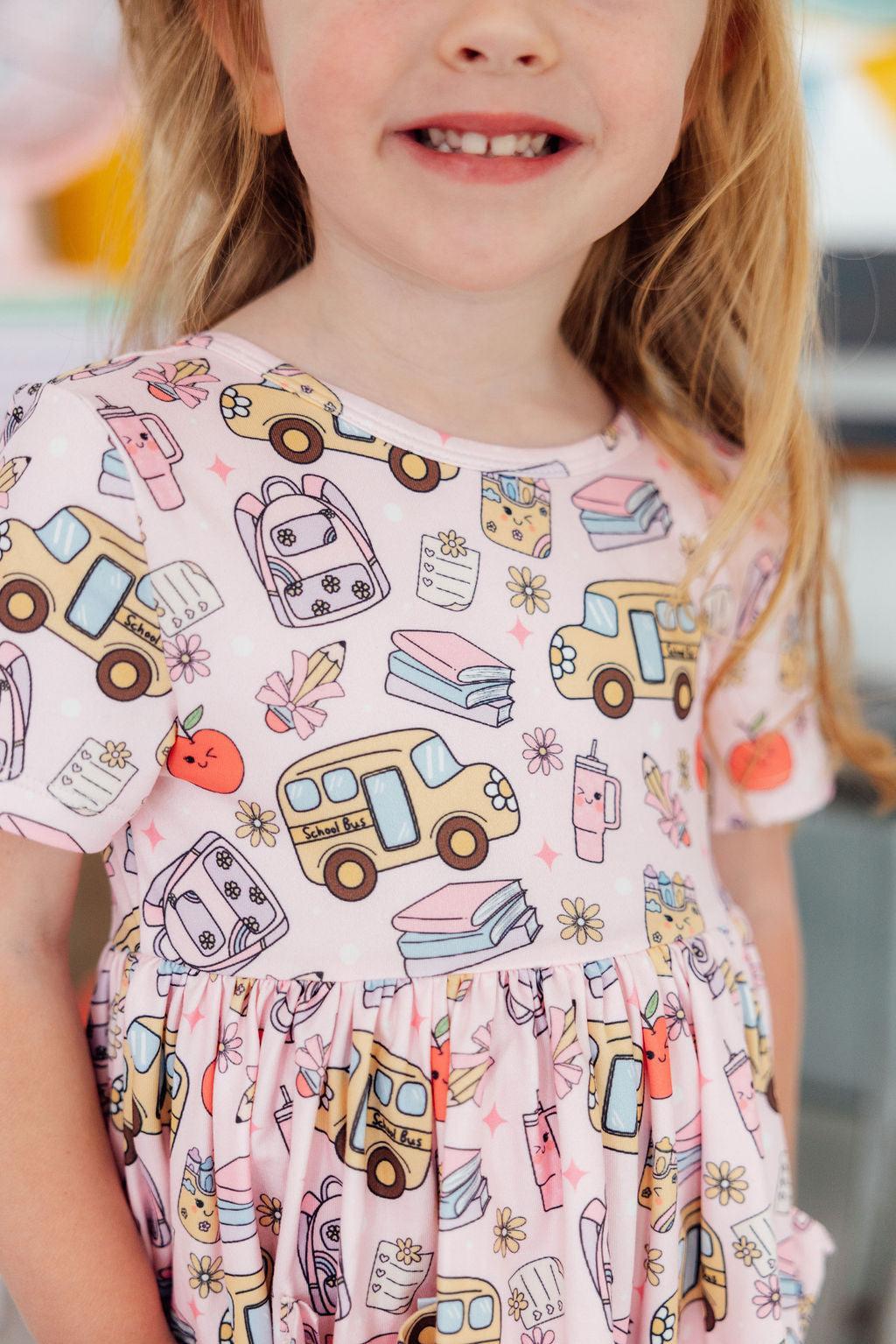Playground Princess S/S Pocket Twirl Dress by Mila & Rose ®