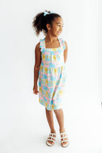 Tropical Summer Ruffle Cross Back Dress by Mila & Rose ®