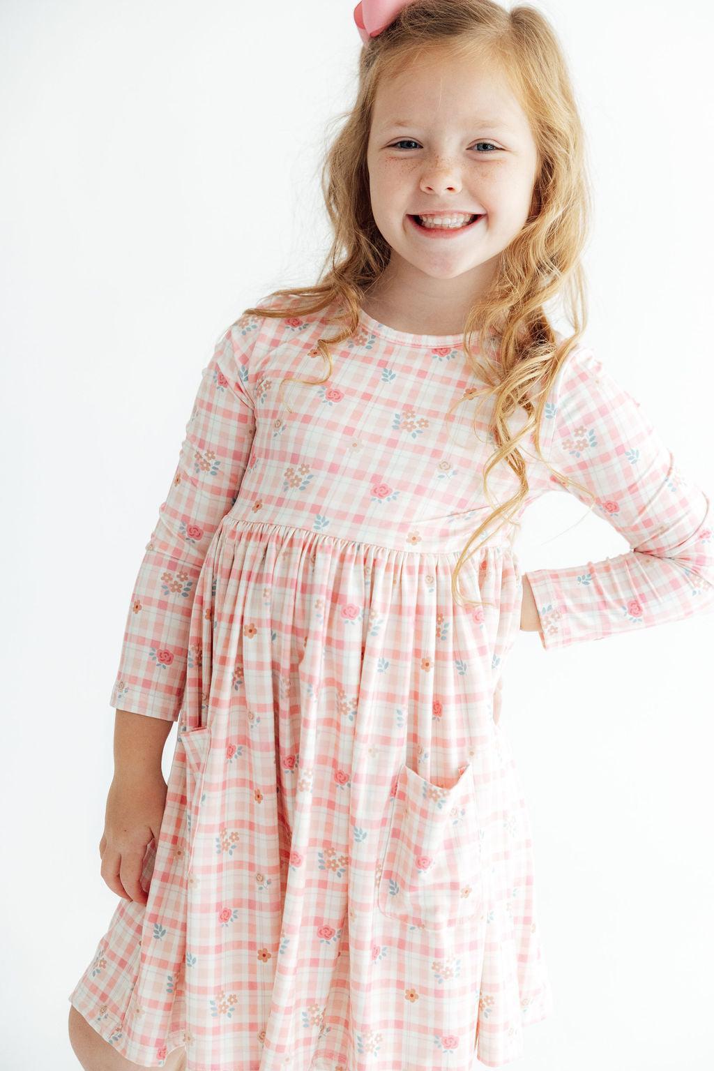 Off the Grid L/S Pocket Twirl Dress by Mila & Rose ®
