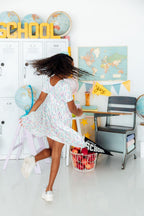 Color Crayons S/S Pocket Twirl Dress by Mila & Rose ®