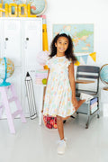 Campus Cutie Flutter Sleeve Twirl Dress by Mila & Rose ®