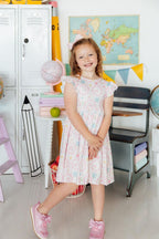 Apple of My Eye Flutter Sleeve Twirl Dress by Mila & Rose ®