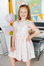 Apple of My Eye Flutter Sleeve Twirl Dress by Mila & Rose ®
