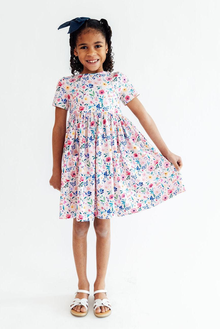 Morning Meadows S/S Pocket Twirl Dress by Mila & Rose ®