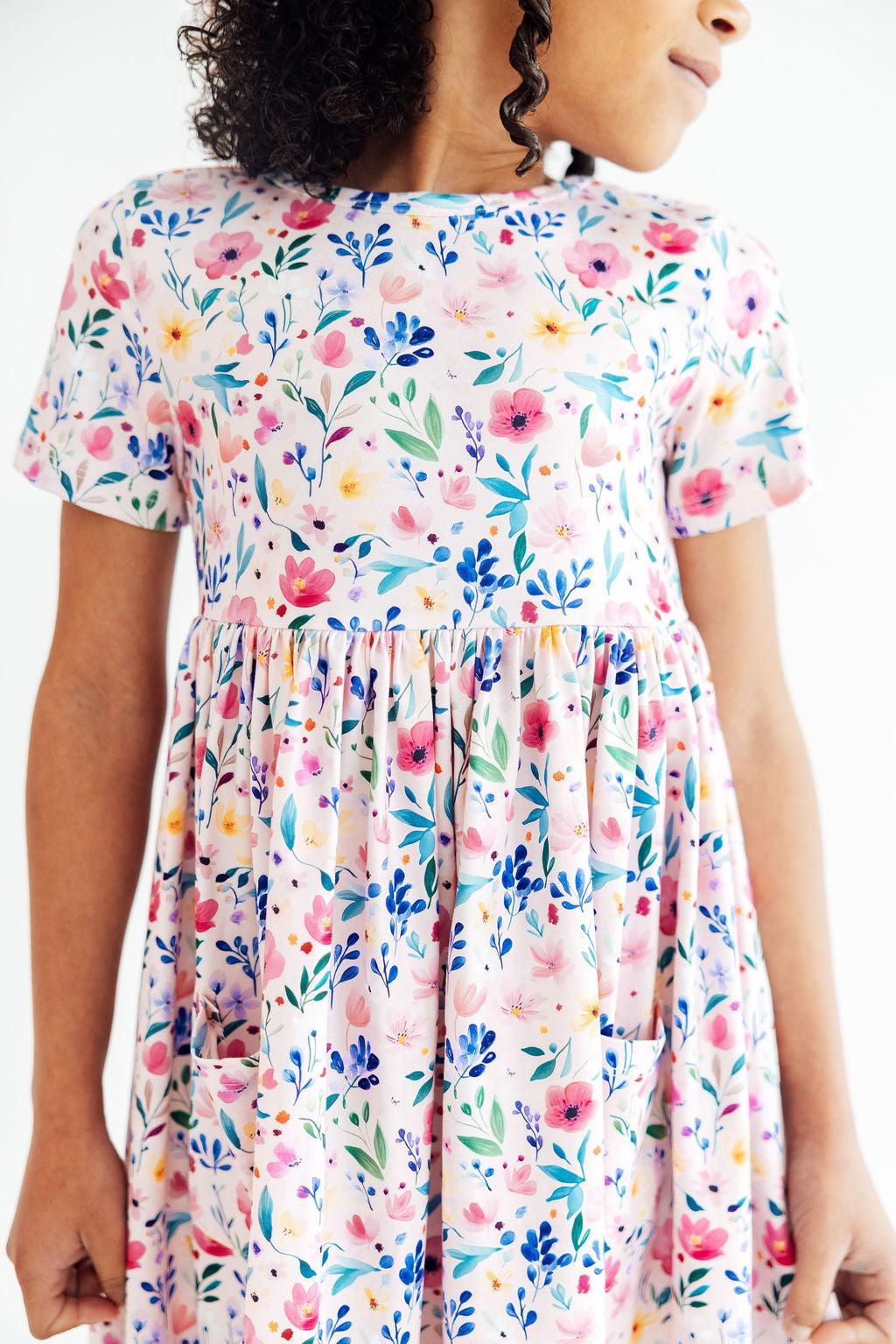 Morning Meadows S/S Pocket Twirl Dress by Mila & Rose ®