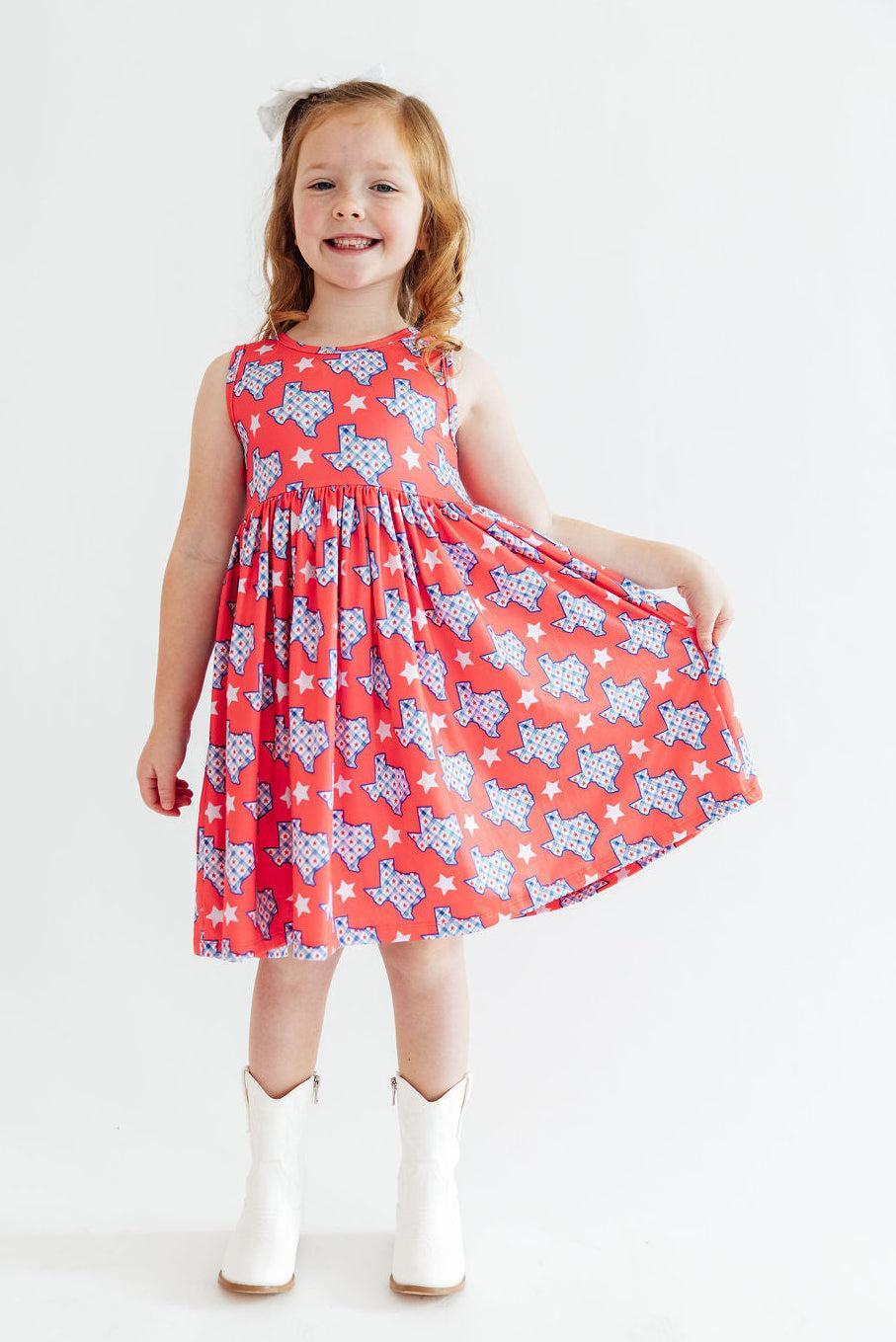 Texas Pride Tank Twirl Dress by Mila & Rose ®