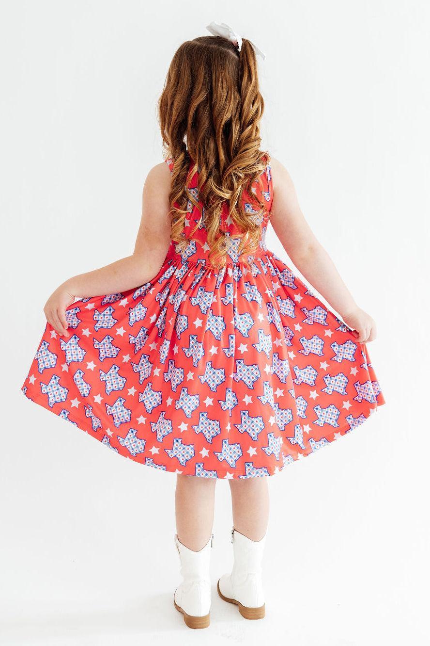 Texas Pride Tank Twirl Dress by Mila & Rose ®
