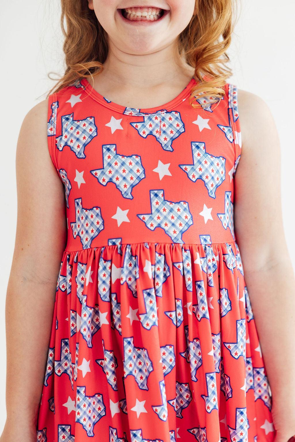 Texas Pride Tank Twirl Dress by Mila & Rose ®