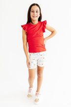 Red, White & Sweet Twirl Shorts by Mila & Rose ®