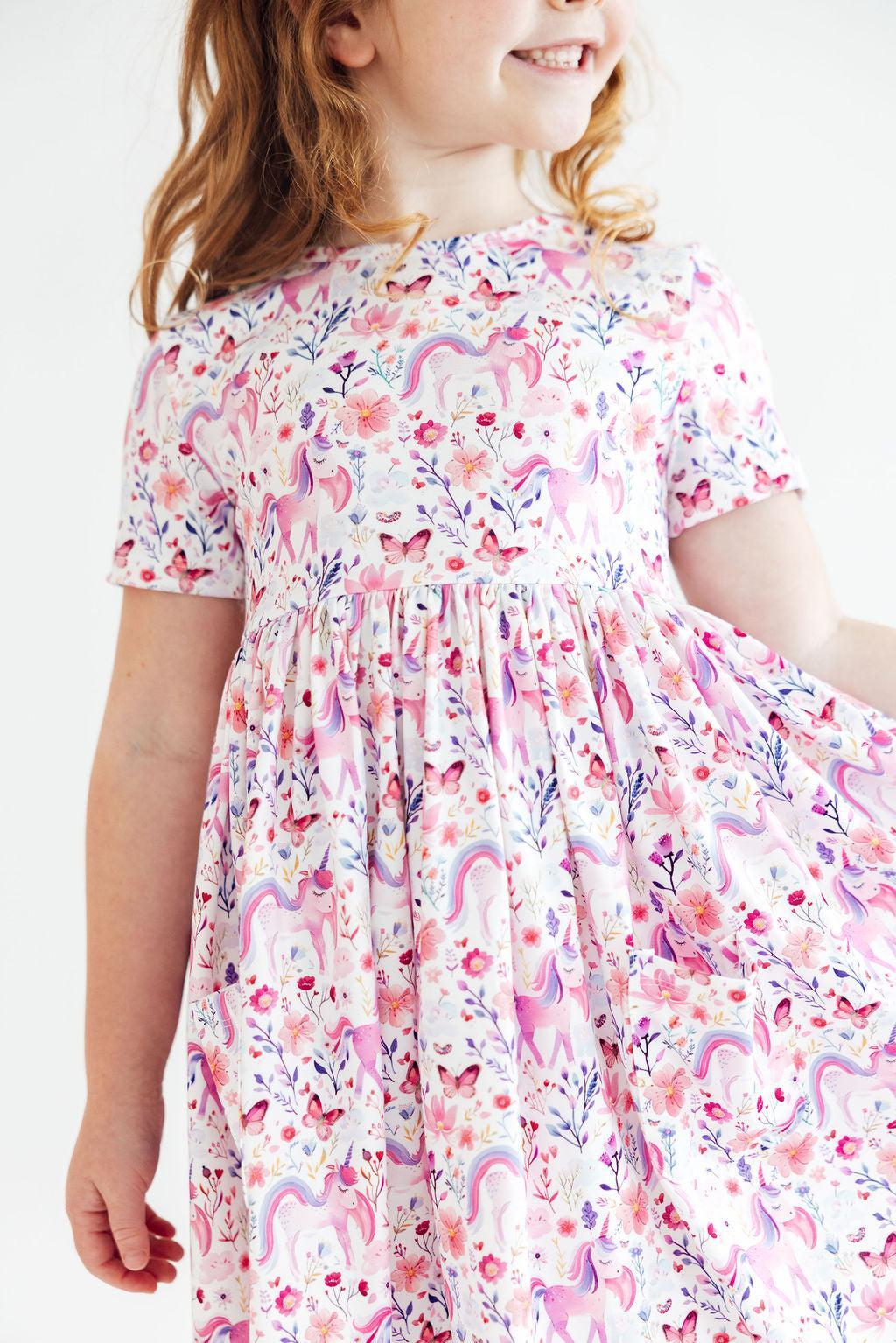 Whimsical Woods S/S Pocket Twirl Dress by Mila & Rose ®