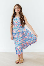 Watercolor Floral Ruffle Maxi Dress by Mila & Rose ®