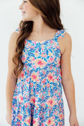 Watercolor Floral Ruffle Maxi Dress by Mila & Rose ®