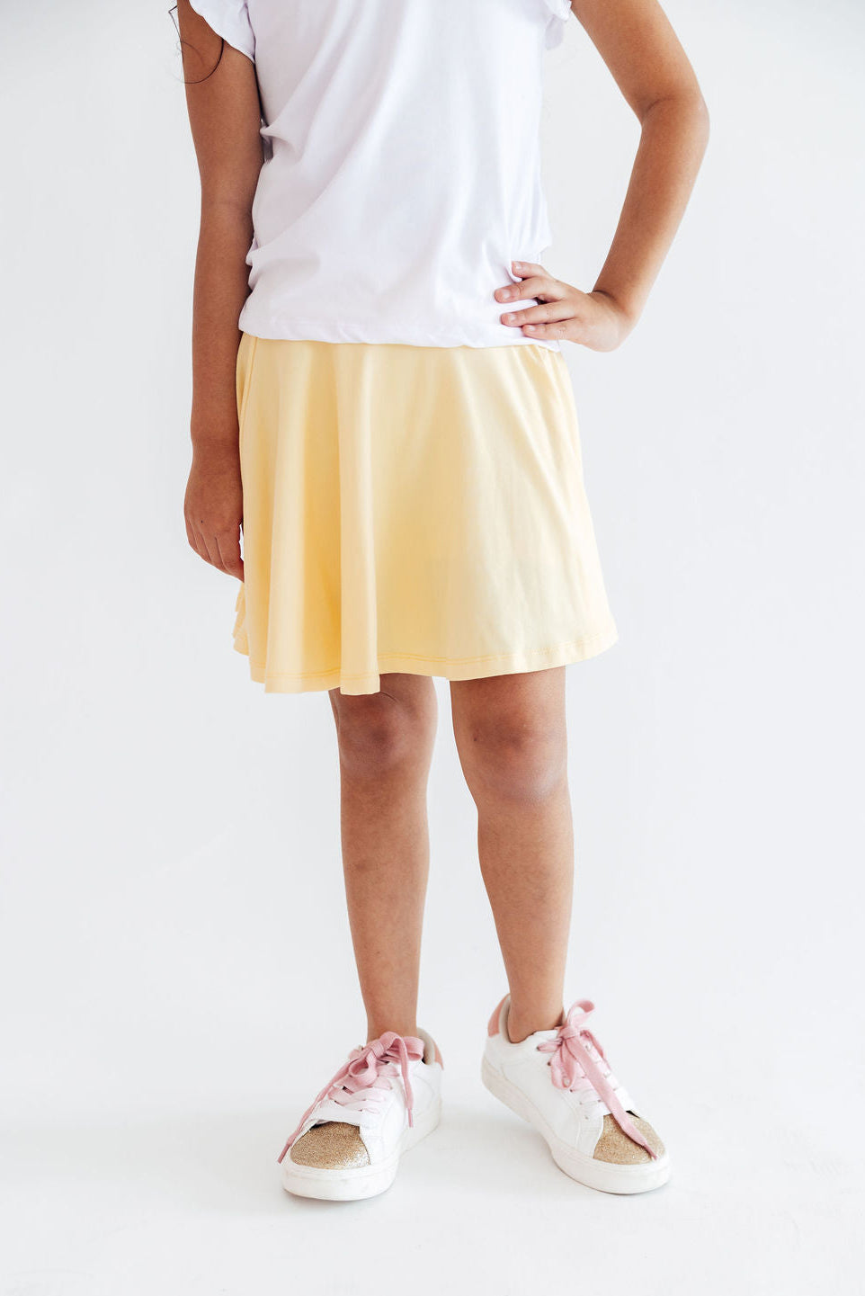 Butter Yellow Twirl Skort by Mila & Rose ®
