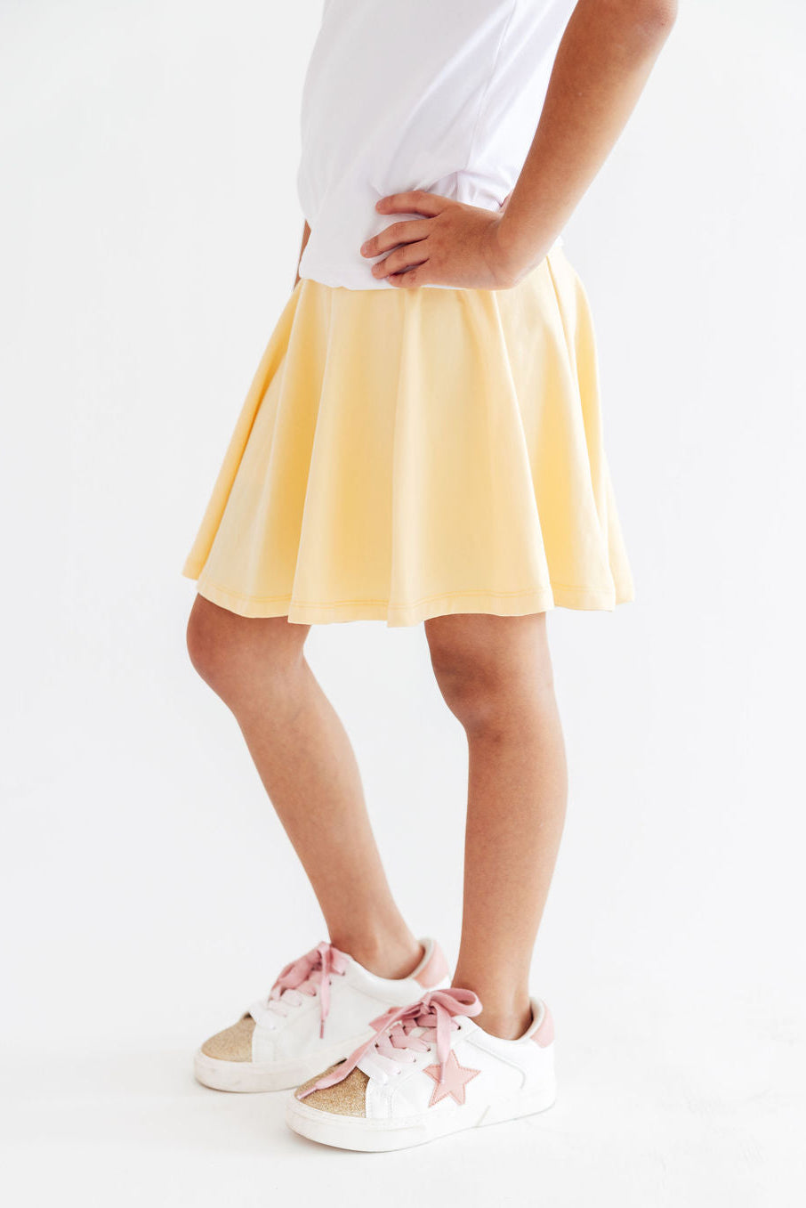 Butter Yellow Twirl Skort by Mila & Rose ®