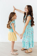 Bluebell Breeze Ruffle Maxi Dress by Mila & Rose ®