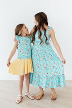 Bluebell Breeze Ruffle Maxi Dress by Mila & Rose ®