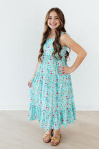 Bluebell Breeze Ruffle Maxi Dress by Mila & Rose ®