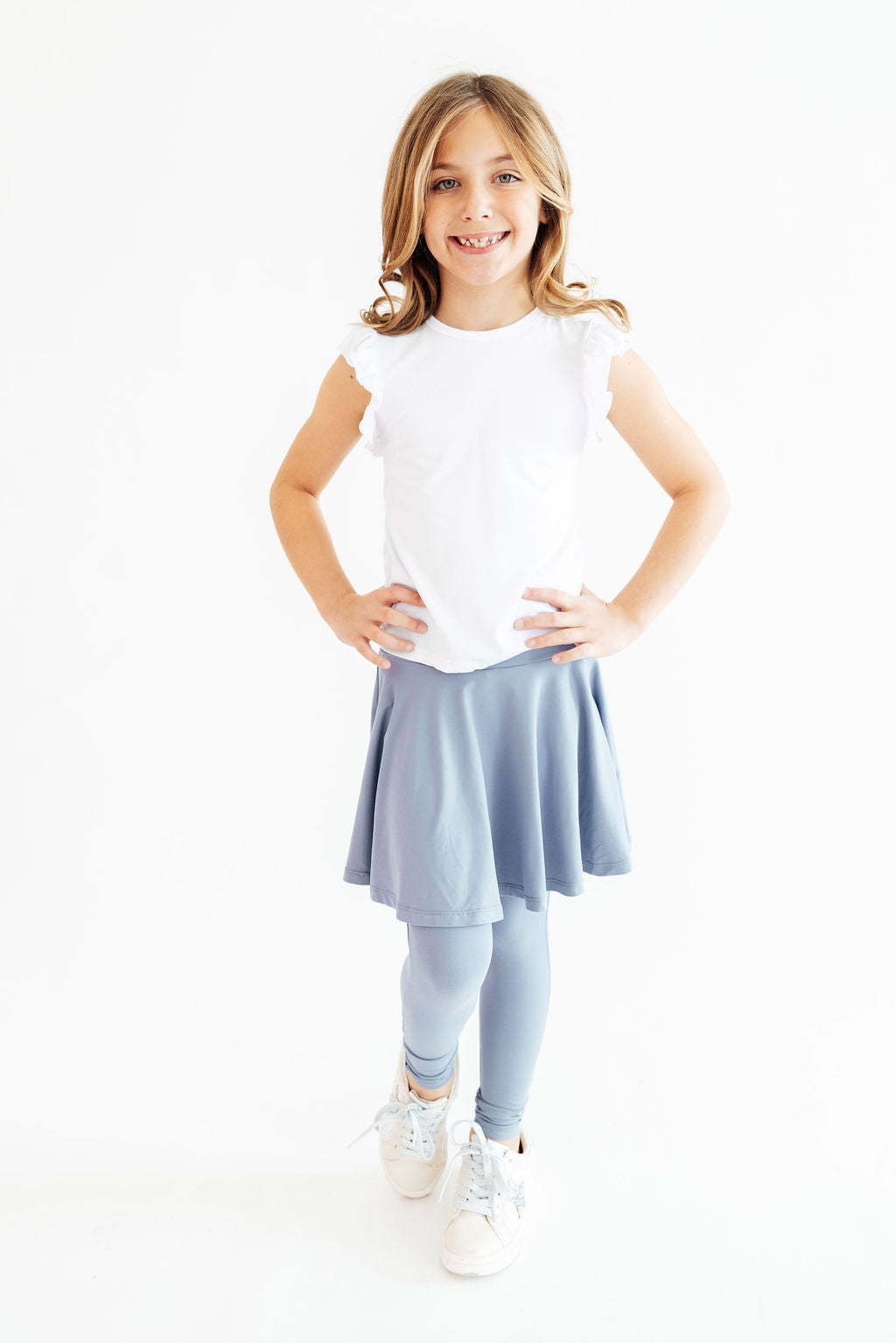 Dusty Blue Twirl Skegging by Mila & Rose ®