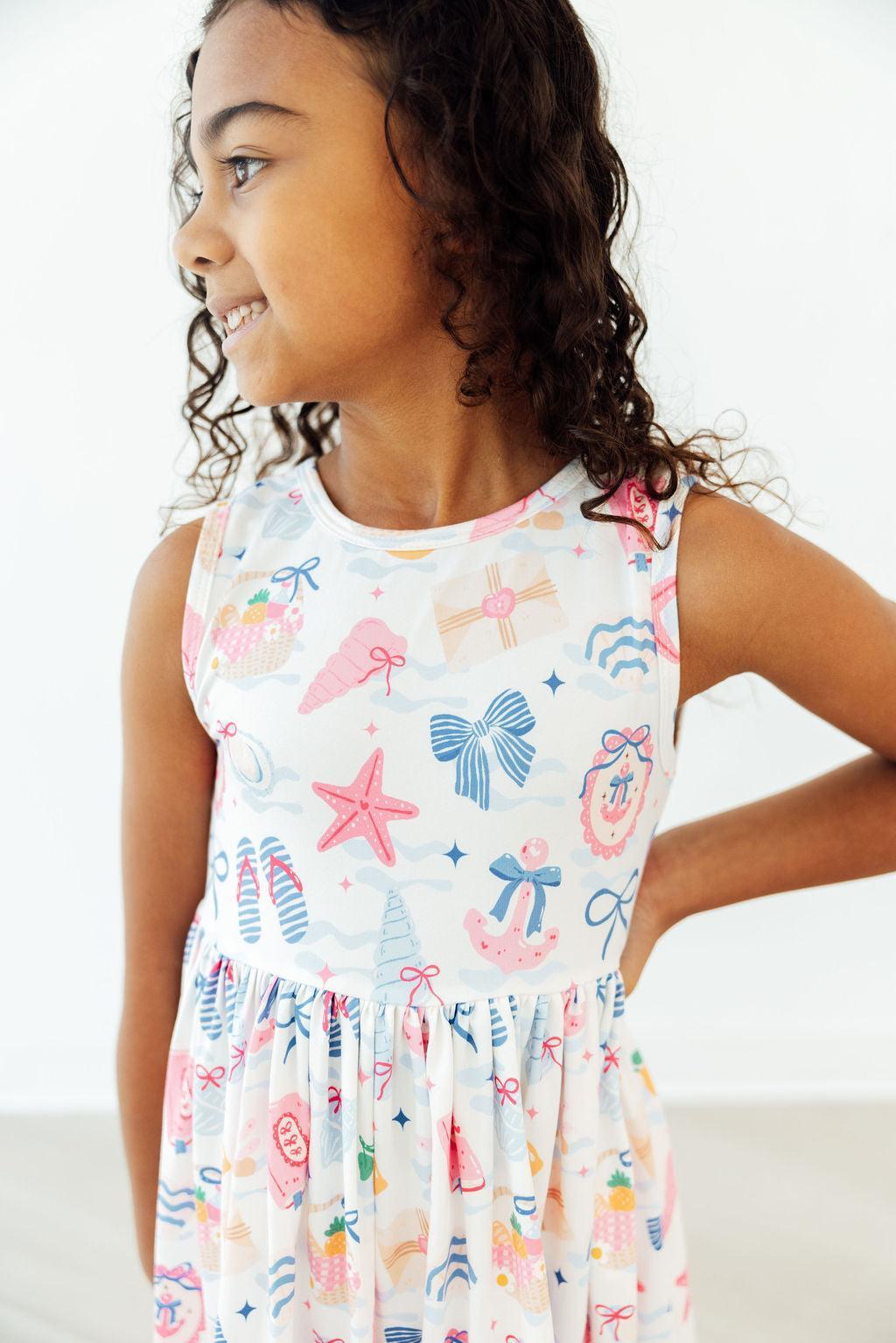 Seaside Sweetheart Tank Twirl Dress by Mila & Rose ®