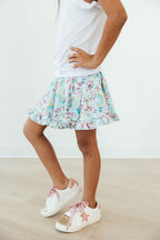 Unicorn Queen Ruffle Twirl Skort by Mila & Rose ®