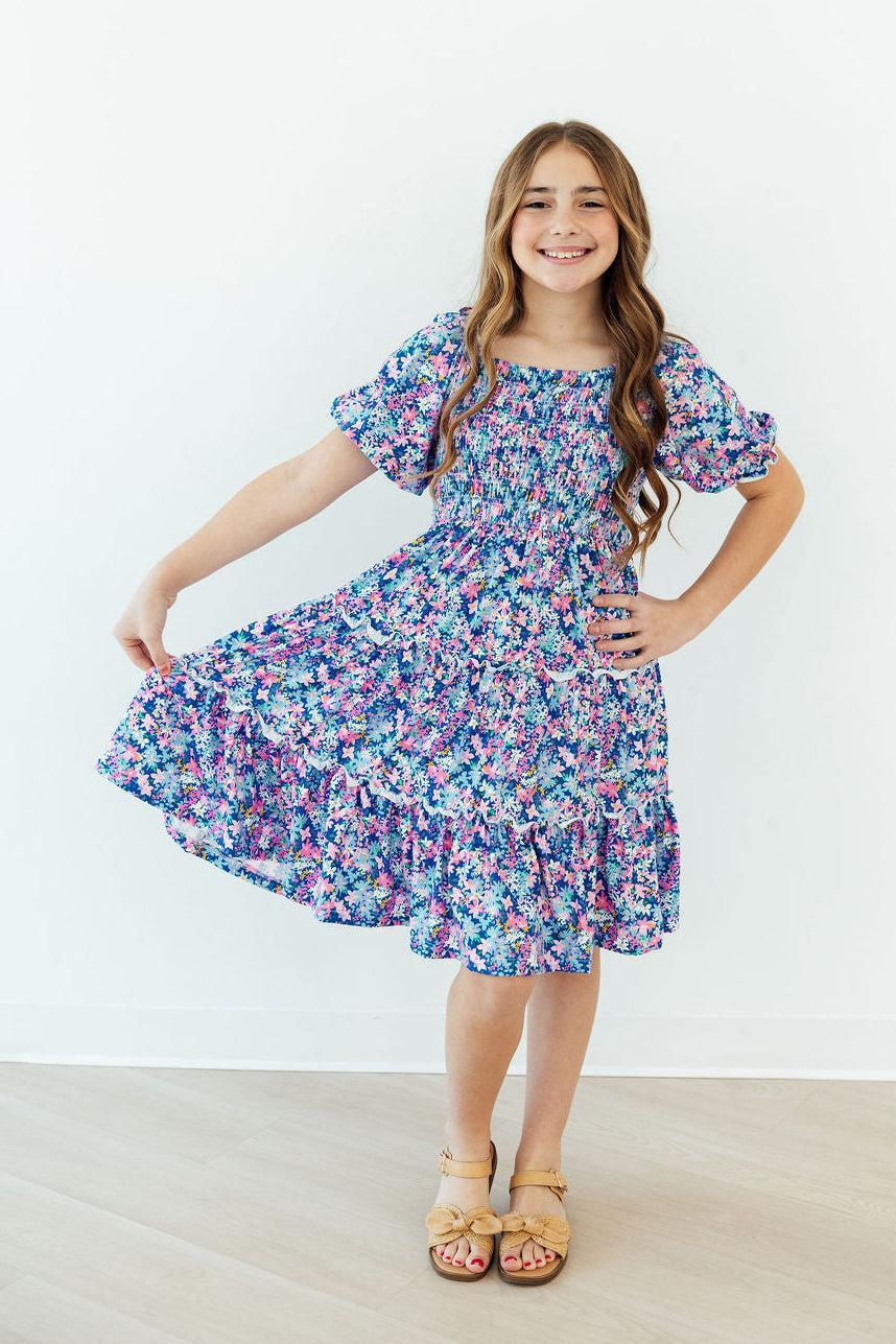 Darling Daisies Smocked Ruffle Dress by Mila & Rose ®
