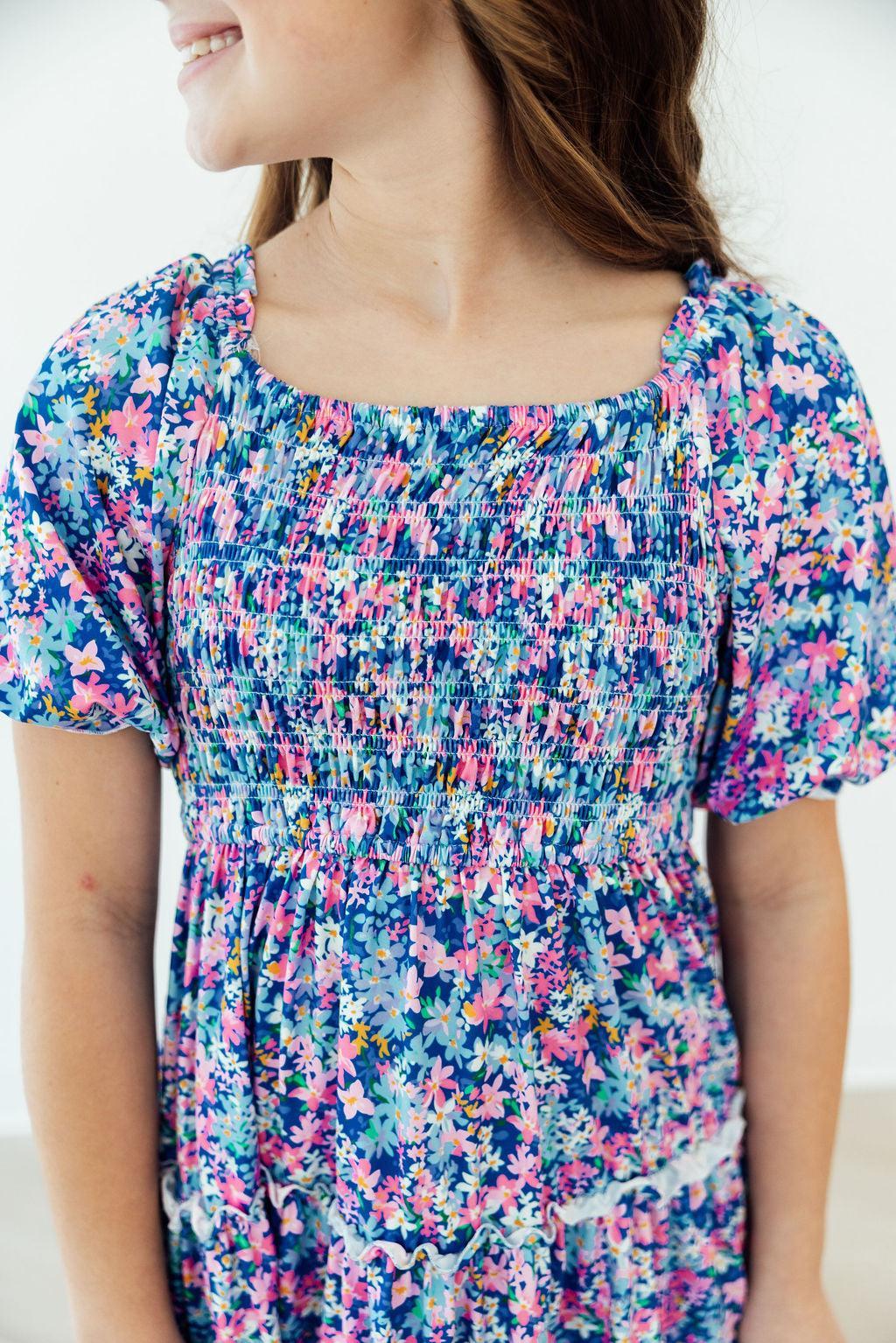 Darling Daisies Smocked Ruffle Dress by Mila & Rose ®