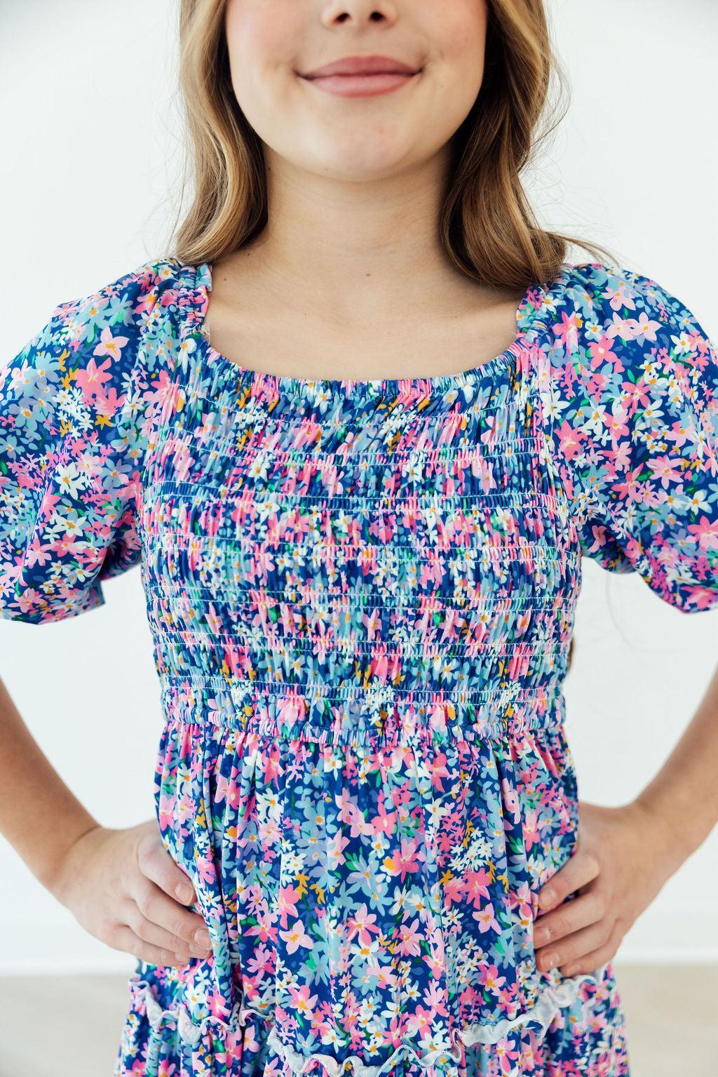 Darling Daisies Smocked Ruffle Dress by Mila & Rose ®