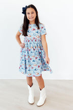 SALE Tip Your Hat S/S Pocket Twirl Dress by Mila & Rose ®