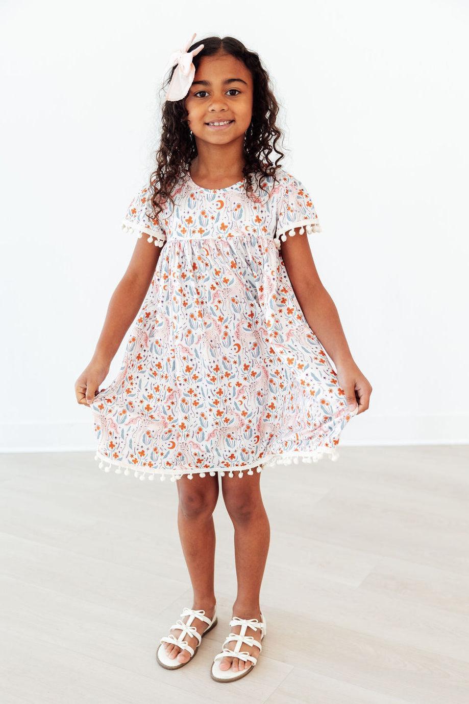 Unicorn Soiree Pom Pom Dress by Mila & Rose ®