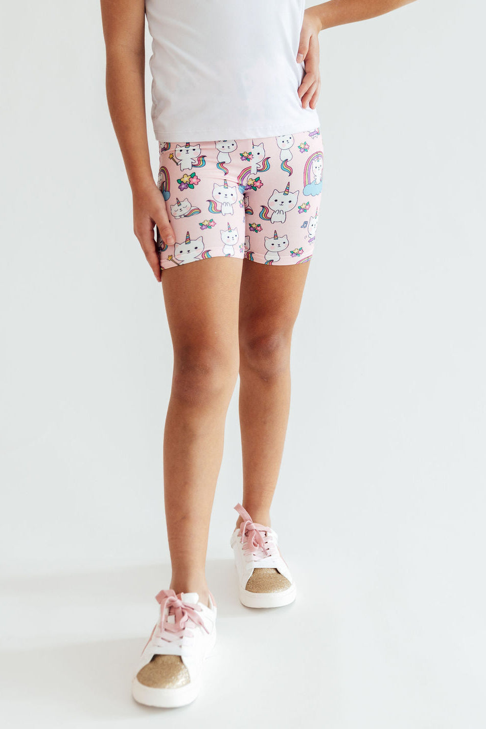 Rainbow Purr-fection Twirl Shorts by Mila & Rose ®