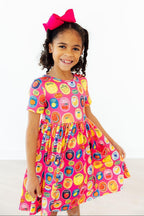 Fresh & Fruity S/S Pocket Twirl Dress by Mila & Rose ®