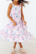 Beachside Bows Ruffle Maxi Dress by Mila & Rose ®