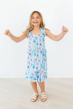 Tidepool Treasures Ruffle Cross Back Dress by Mila & Rose ®