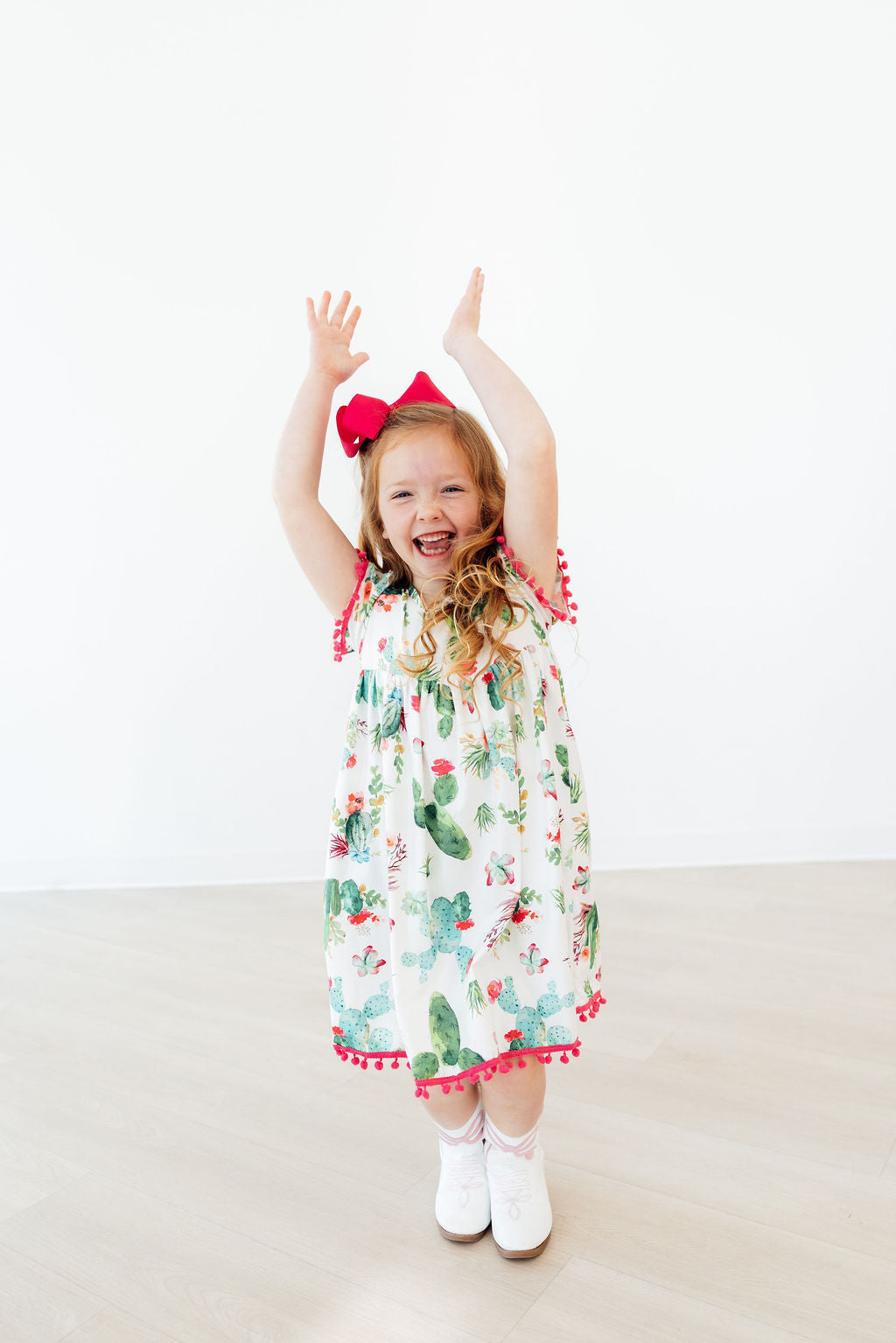 Cute Cactus Pom Pom Dress by Mila & Rose ®