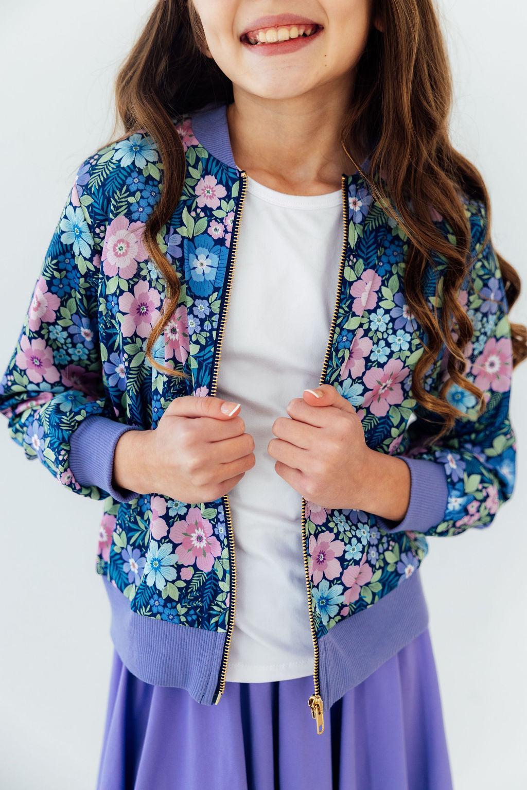 Whimsy Satin Jacket by Mila & Rose ®