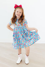 Delightful Desserts S/S Pocket Twirl Dress by Mila & Rose ®