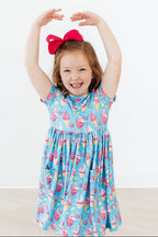 Delightful Desserts S/S Pocket Twirl Dress by Mila & Rose ®