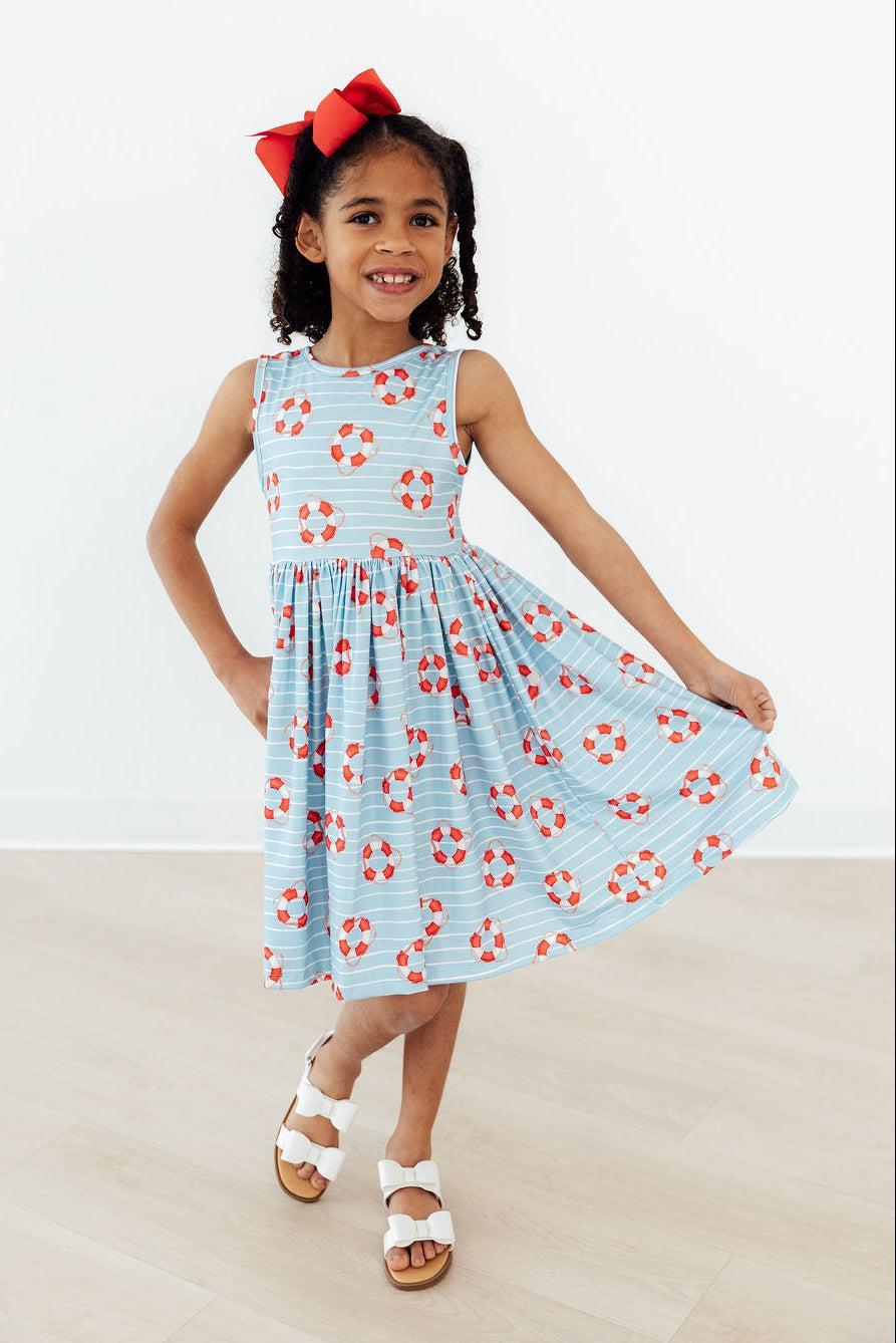 Little Lifeguard Tank Twirl Dress by Mila & Rose ®