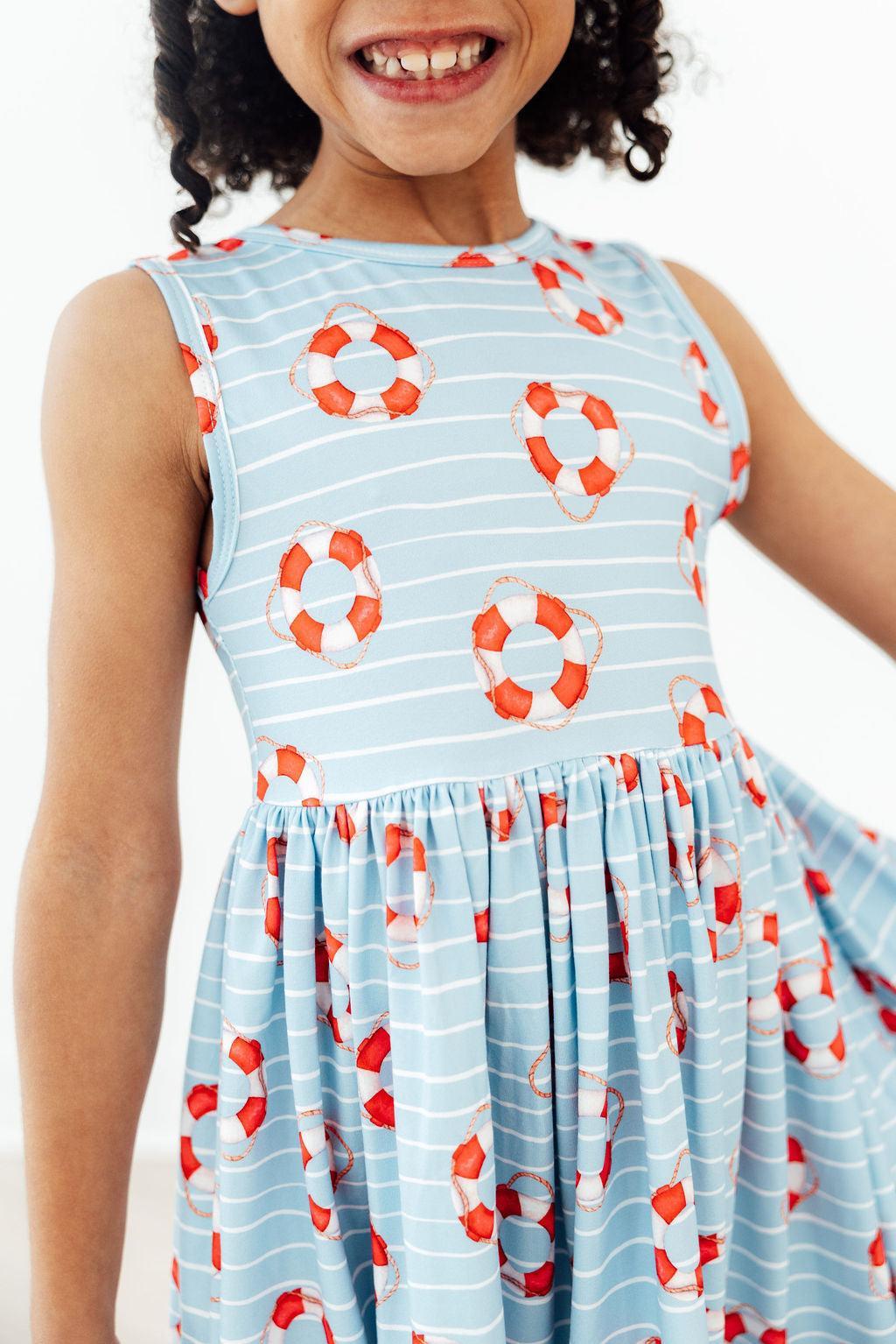 Little Lifeguard Tank Twirl Dress by Mila & Rose ®